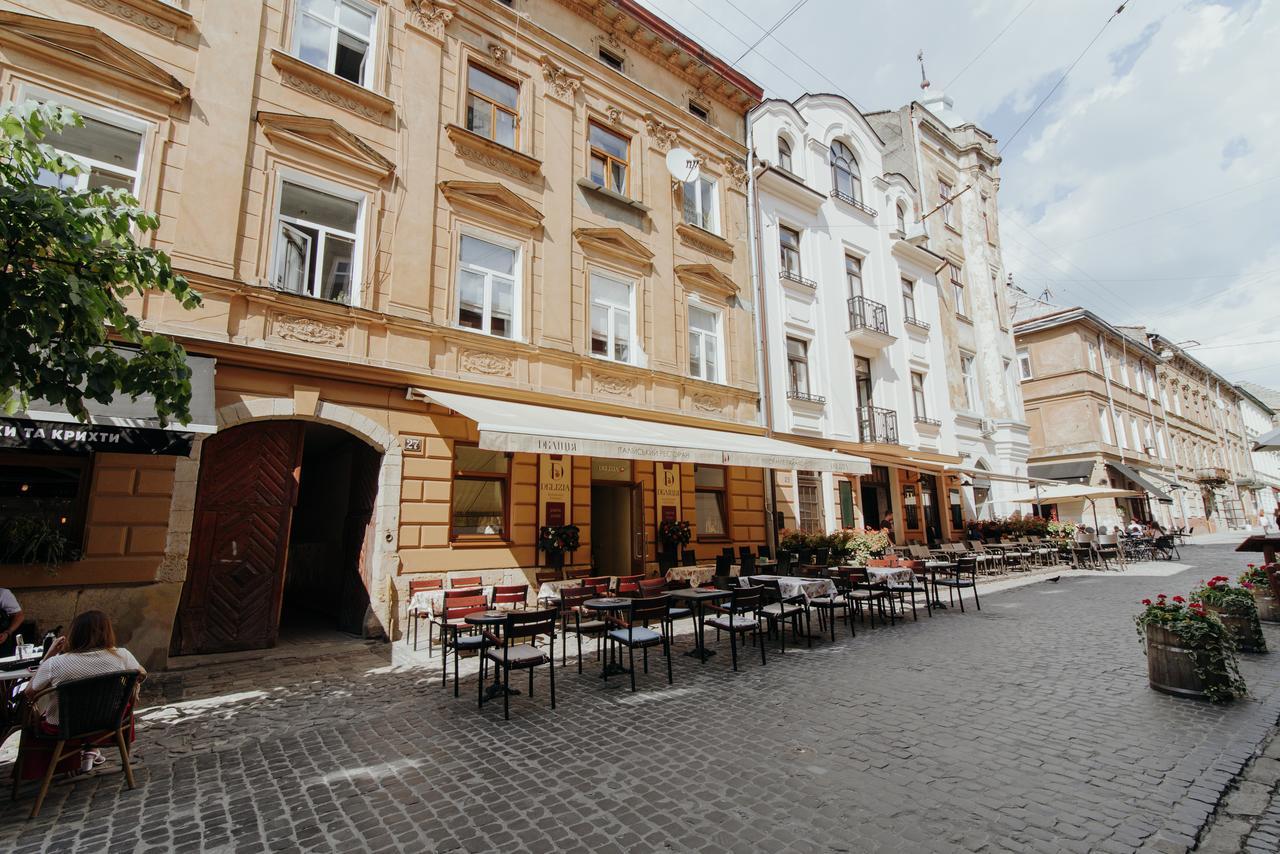 Apartment On Lesi Ukrainky 리비프 외부 사진
