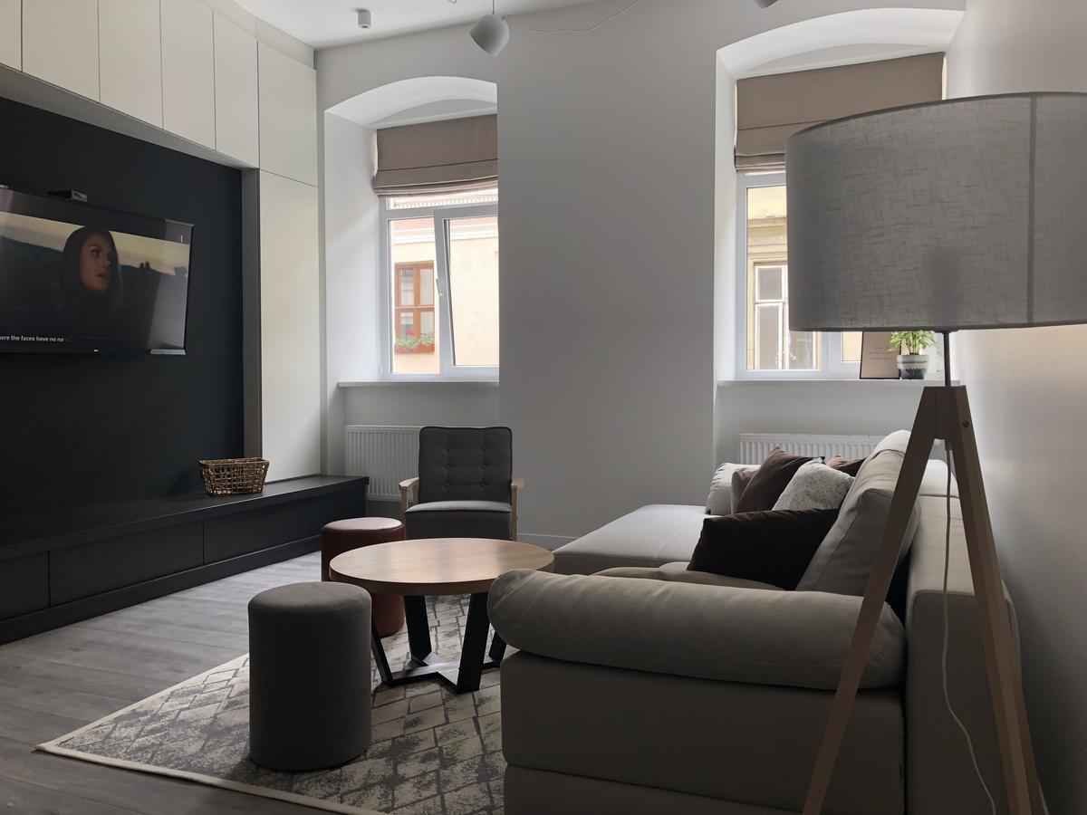 Apartment On Lesi Ukrainky 리비프 외부 사진
